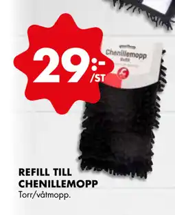 ÖoB REFILL TILL CHENILLEMOPP erbjuda