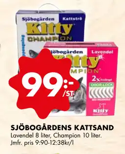 ÖoB SJÖBOGÅRDENS KATTSAND erbjuda