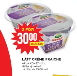Willys LÄTT CRÉME FRAICHE erbjuda