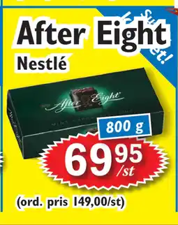 T-jarlen After Eight erbjuda