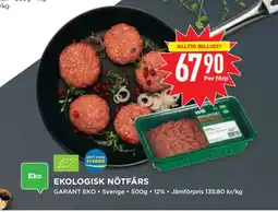 Willys EKOLOGISK NÖTFÄRS erbjuda