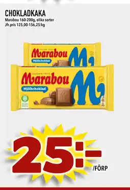 Nelins CHOKLADKAKA erbjuda