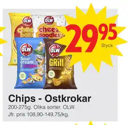 Matöppet Chips - Ostkrokar erbjuda