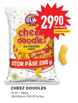 Willys CHEEZ DOODLES erbjuda