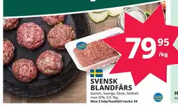 Tempo SVENSK BLANDFÄRS erbjuda