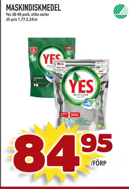Supergrossen MASKINDISKMEDEL erbjuda