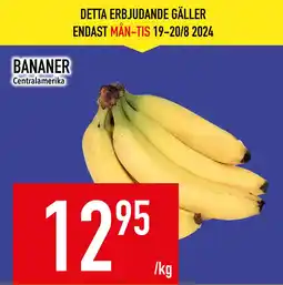 Matdax BANANER erbjuda