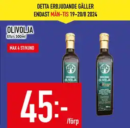 Matdax OLIVOLJA erbjuda
