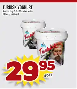 Supergrossen TURKISK YOGHURT erbjuda