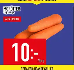 Matdax MORÖTTER erbjuda
