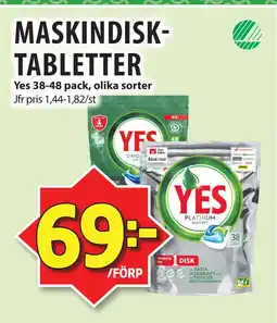 Matvärlden Tensta MASKINDISKTABLETTER erbjuda