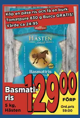 Supergrossen Basmatiris erbjuda