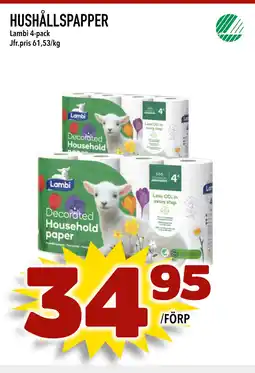 Din Mat HUSHÅLLSPAPPER erbjuda
