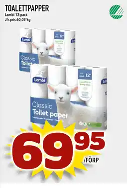 Din Mat TOALETTPAPPER erbjuda