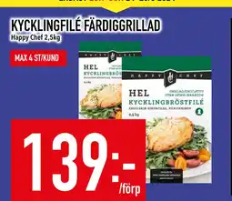 Matdax KYCKLINGFILÉ FÄRDIGGRILLAD erbjuda