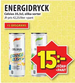 Matvärlden Tensta ENERGIDRYCK erbjuda