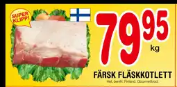 Nya Pulsen FÄRSK FLÄSKKOTLETT erbjuda