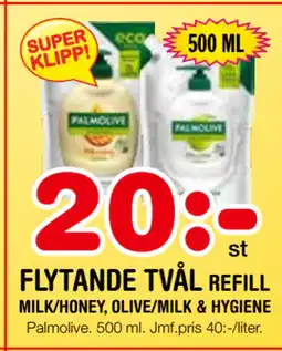 Nya Pulsen FLYTANDE TVÅL erbjuda