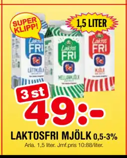 Nya Pulsen LAKTOSFRI MJÖLK erbjuda