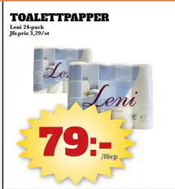 Bonum Matmarknad TOALETTPAPPER erbjuda