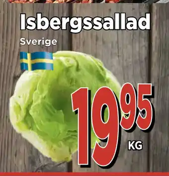 Supergrossen Isbergssallad erbjuda