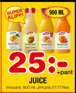 Nya Pulsen JUICE erbjuda