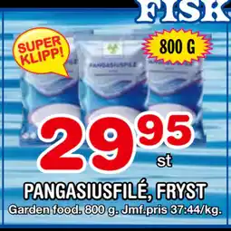 Nya Pulsen PANGASIUSFILÉ, FRYST erbjuda