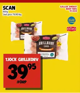 MatArket tjock grillkorv erbjuda