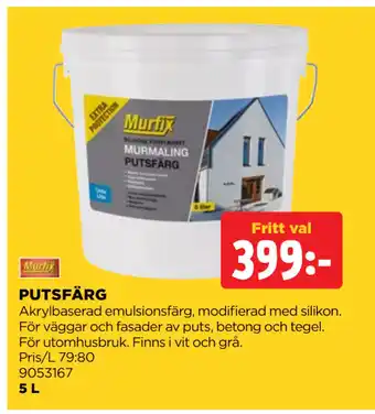 Jem&Fix PUTSFÄRG erbjuda