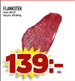 Din Mat FLANKSTEK erbjuda