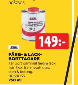 FÄRG- & LACKBORTTAGARE