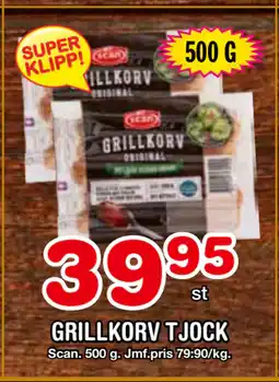 Nya Pulsen GRILLKORV TJOCK erbjuda