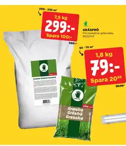 Jem&Fix GRÄSFRÖ erbjuda