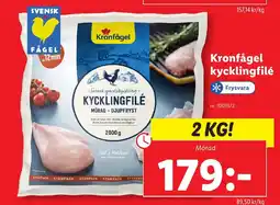 Lidl Kronfågel kycklingfilé erbjuda
