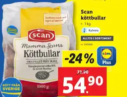 Lidl Scan köttbullar erbjuda