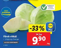 Lidl Färsk vitkål erbjuda