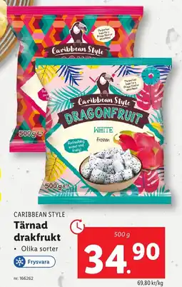 Lidl Tärnad drakfrukt erbjuda