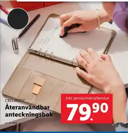 Återanvändbar anteckningsbok