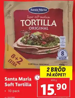 Lidl Santa Maria Soft Tortilla erbjuda