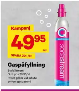 City Gross Sodastream kolsyrepatron erbjuda