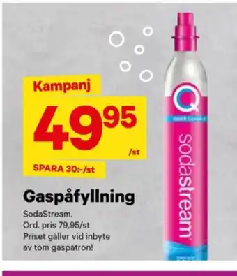 City Gross Sodastream kolsyrepatron erbjuda