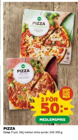 Coop Coop pizza erbjuda
