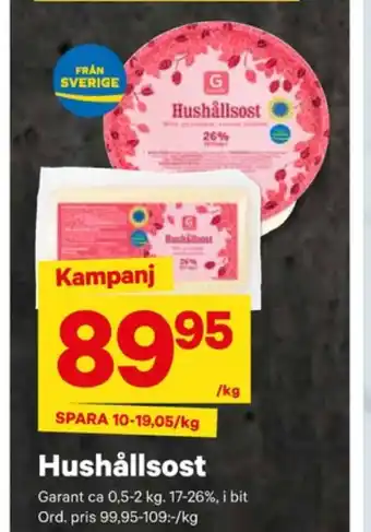 City Gross Garant hushållsost erbjuda