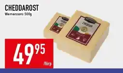 Matdax Wernerssons cheddar erbjuda