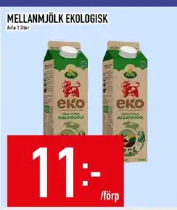 Matdax Arla mellanmjölk erbjuda