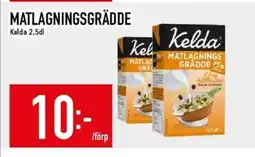 Matdax Kelda matlagningsgrädde erbjuda