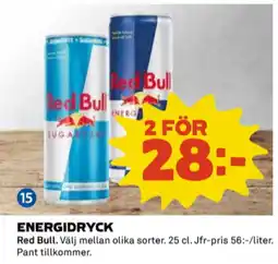 Coop Red bull energidryck erbjuda