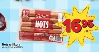 Östenssons Lithells hot dogs erbjuda