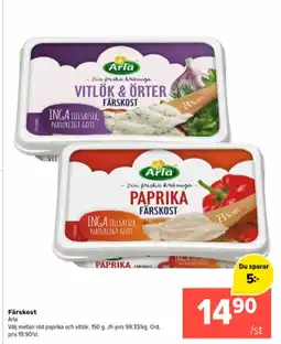 Coop Extra Arla färskost erbjuda