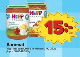 Östenssons Hipp barnmat erbjuda